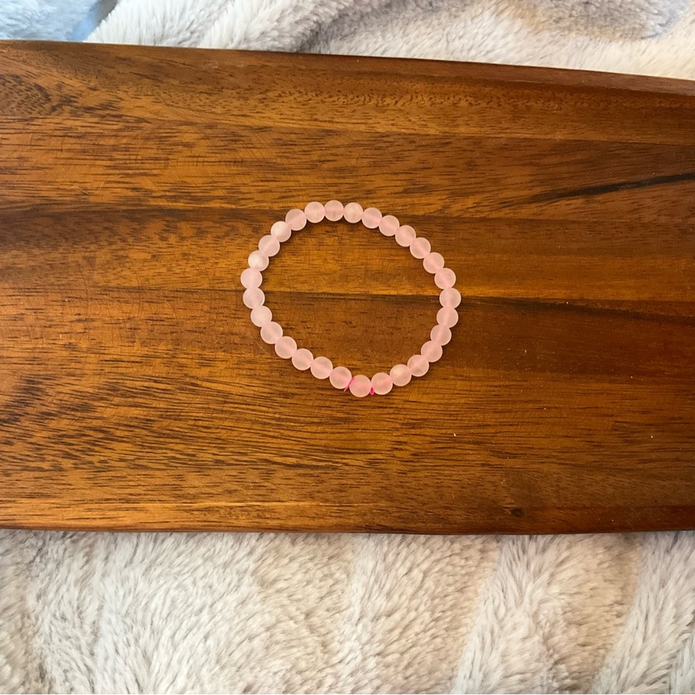 Rose Quartz Beaded Bracelet